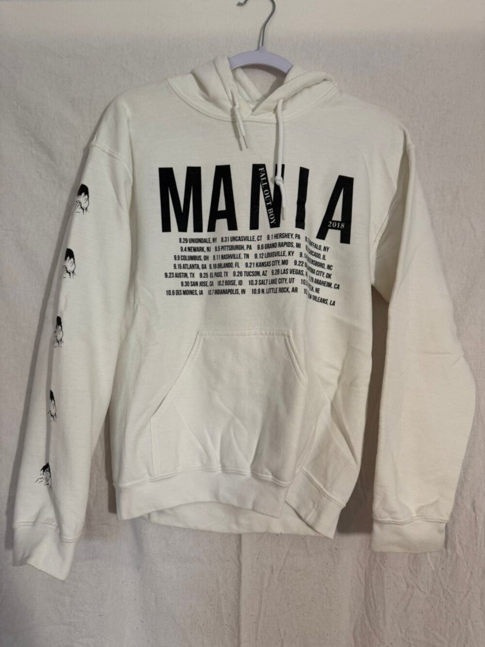 Fall Out Boy Mania Tour Hoodie Small